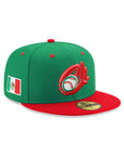 Charros De Jalisco Club De Beisbol Green Red 2 Tone Mexico Flag SP 59Fifty Fitted