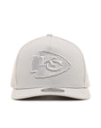 Kansas City Chiefs Gray Tonal 9Fifty A-Frame Snapback