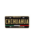 Chihuahua Mexico Black Gold Car Plate Cap Pin