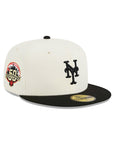 New York Mets Chrome Black 2 Tone 50th Anniversary SP 59Fifty Fitted