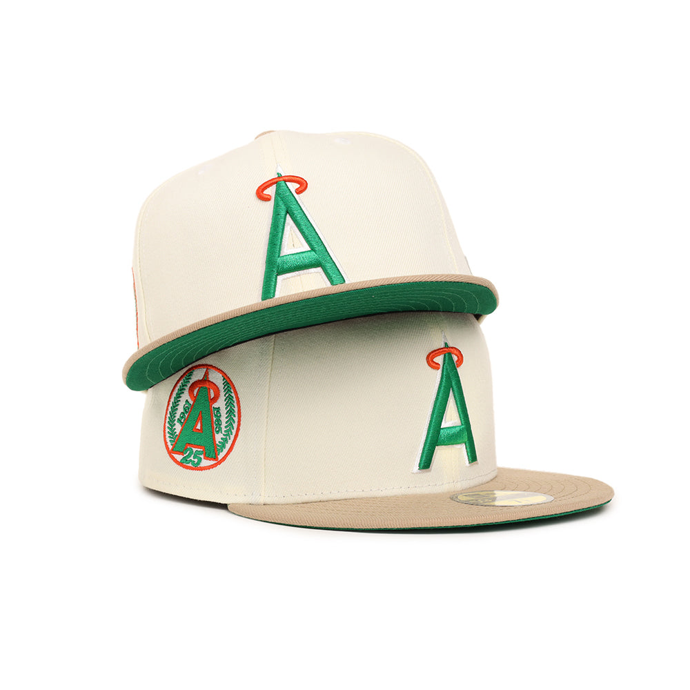 California Angels Chrome Camel 2 Tone 25th Anniversary SP 59Fifty Fitted