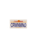 CrownMinded California Retro License Plate Cap Pin
