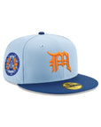 CrownMinded X Mexico 2 Tone Blue Aztec Calendar SP 59Fifty Fitted