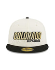 Colorado Buffaloes Chrome Black 2 Tone CU SP NCAA 59Fifty Fitted