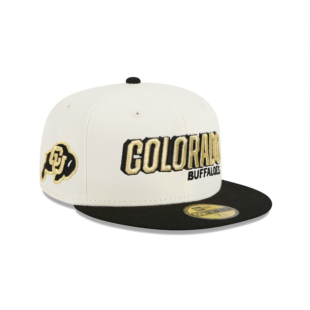 Colorado Buffaloes Chrome Black Tone CU SP NCAA 59Fifty Fitted