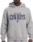 Reebok Dallas Cowboys Heather Gray Hooded Sweatshirt