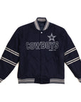 Dallas Cowboys Navy Wool Jacket
