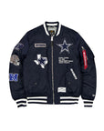 New Era X Alpha Industries Dallas Cowboys MA-1 Navy Bomber Jacket
