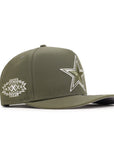 Dallas Cowboys Olive Green On White Super Bowl XXX SP 9Fifty A-Frame Snapback