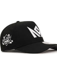 CrownMinded Black On White Established 2005 SP 9Forty A-Frame Snapback