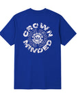 CrownMinded Twin Shot Spiral Graphic Tee - Royal Blue