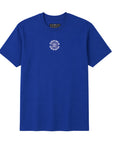 CrownMinded Twin Shot Spiral Graphic Tee - Royal Blue