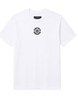 CrownMinded Twin Shot Spiral Graphic Tee - White