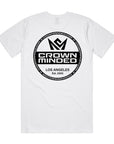 CrownMinded Twin Shot Established White Tee