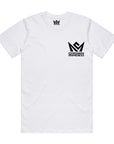 CrownMinded Twin Shot Established White Tee