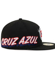 Mexico Cruz Azul Side Script Black Team 59Fifty Fitted