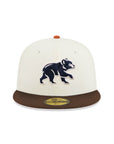Chicago Cubs Chrome Brown 2 Tone Wrigley Field SP 59Fifty Fitted
