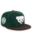 Chicago Cubs Dark Green Walnut Corduroy 2 Tone Wrigley Field SP 59Fifty Fitted