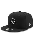 Chicago Cubs Black on White 9Fifty Snapback