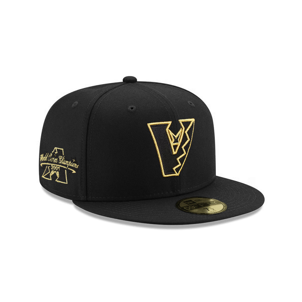 Arizona Diamondbacks Black Metallic Gold Upside Down 2001 World Series  Champions SP 59Fifty Fitted