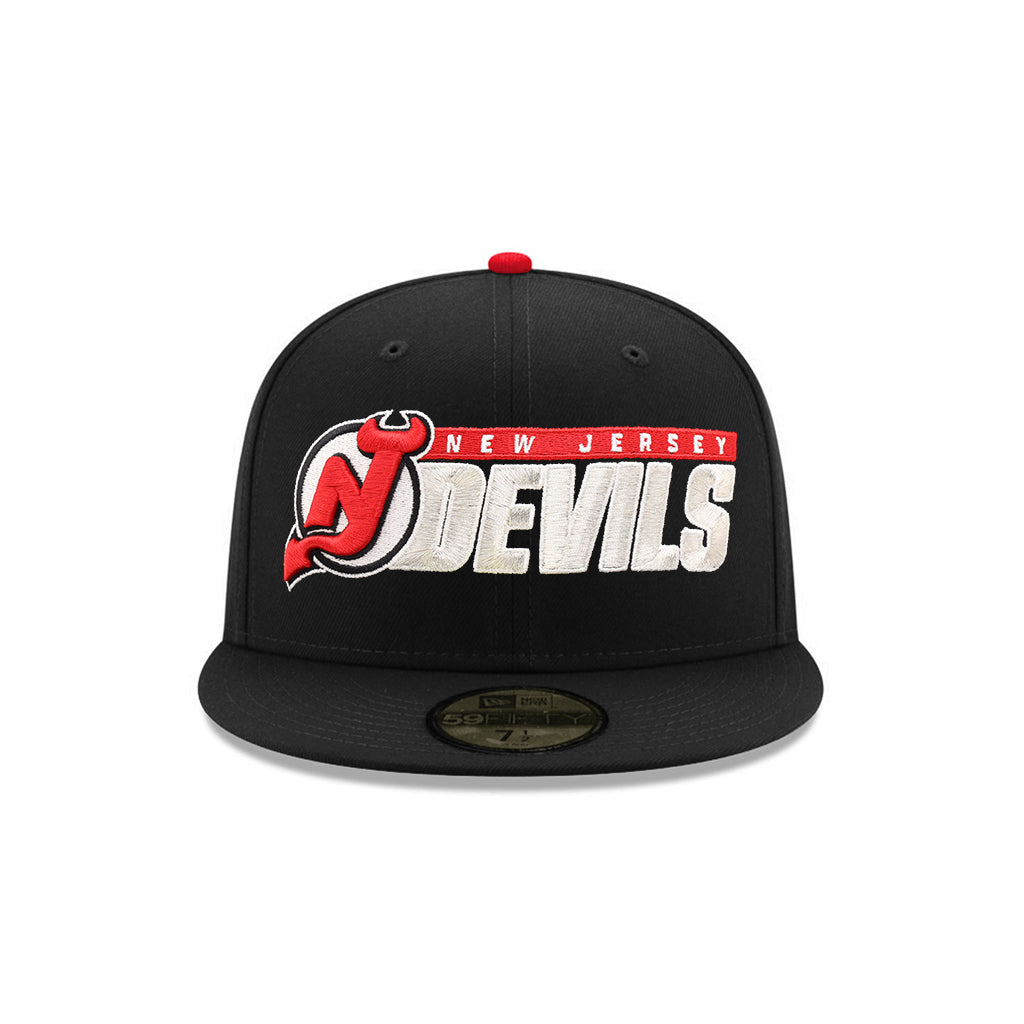 New Jersey Devils Wordmark 25th Anniversary SP NHL Black 59Fifty