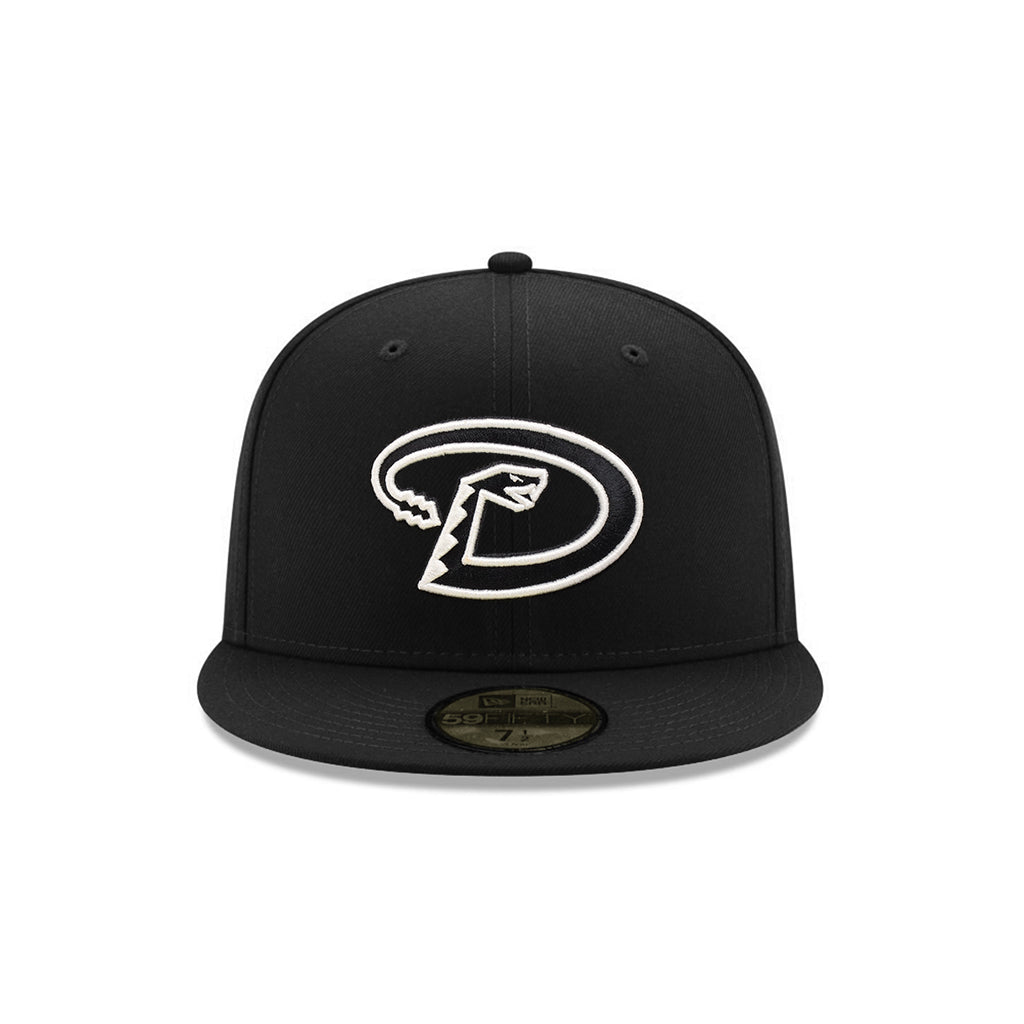 Arizona Diamondbacks Black White 2001 World Series Side Patch 59Fifty Fitted