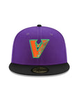 Arizona Diamondbacks Purple Black Upside Down 25th Anniversary SP 59Fifty Fitted