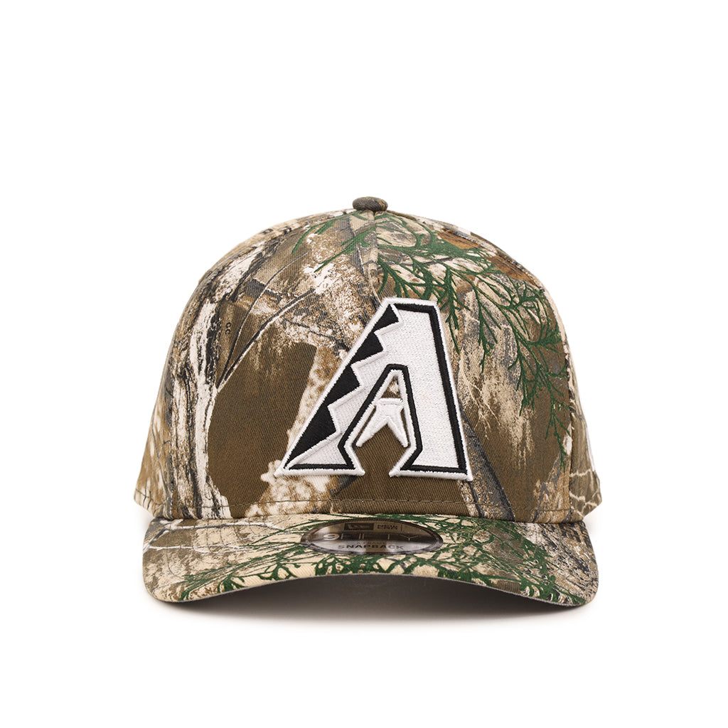 Arizona Diamondbacks Real Tree On White 9Fifty A-Frame Snapback