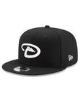 Arizona Diamondbacks Black on White 9Fifty Snapback