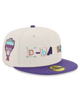 Arizona Diamondbacks Stone Purple 2 Tone 1998 Inaugural Season SP 59Fifty Fitted
