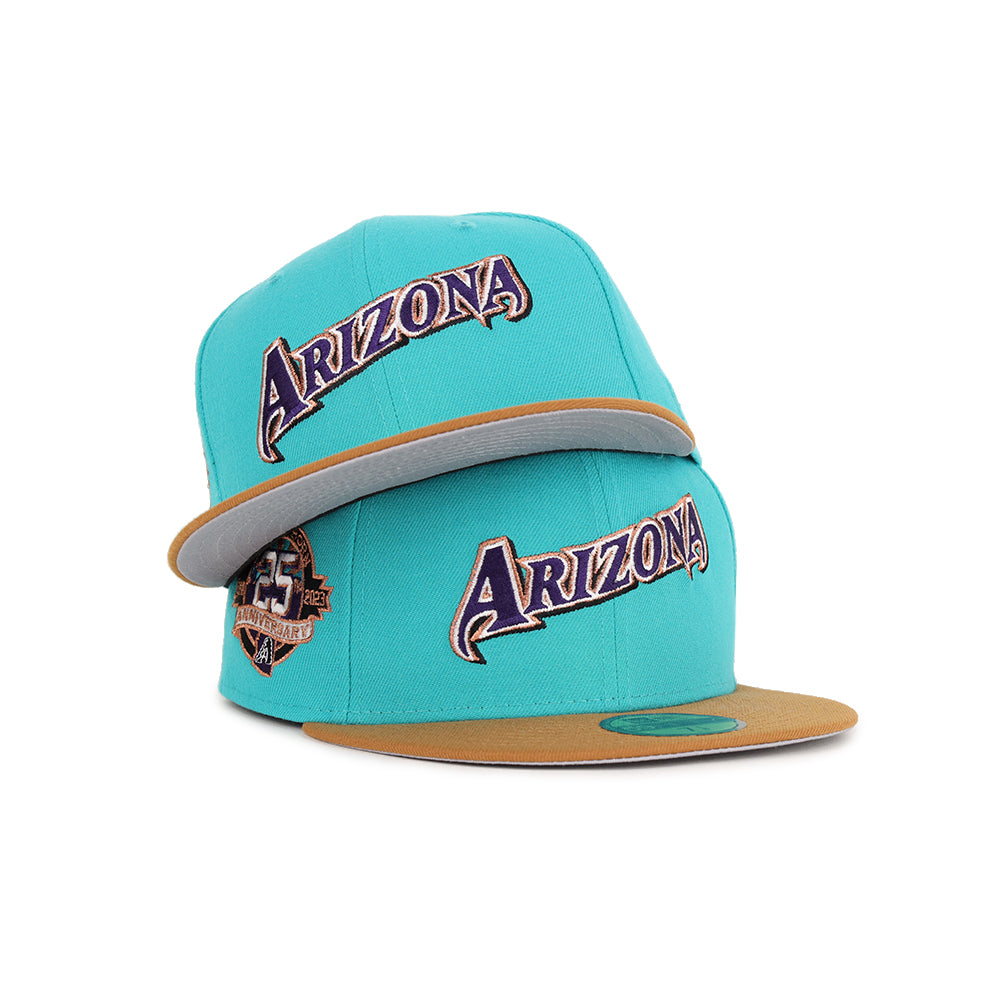 Arizona Diamondbacks Teal Bronze 2 Tone 25th Anniversary SP 59Fifty Fitted