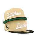Long Beach State Dirtbags Vegas Gold Black 2 Tone Alternate Logo SP 59Fifty Fitted