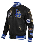 Pro Standard Los Angeles Dodgers 8 Time 2024 World Series Champions Satin Black Jacket