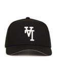 Los Angeles Dodgers Black On White Upside Down Logo 9Forty A-Frame Snapback