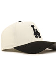 Los Angeles Dodgers Chrome Black 2 Tone 9Forty A-Frame Snapback