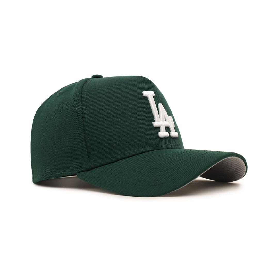 Los Angeles Dodgers DK Green/White 9Forty Adjustable A-Frame Hat
