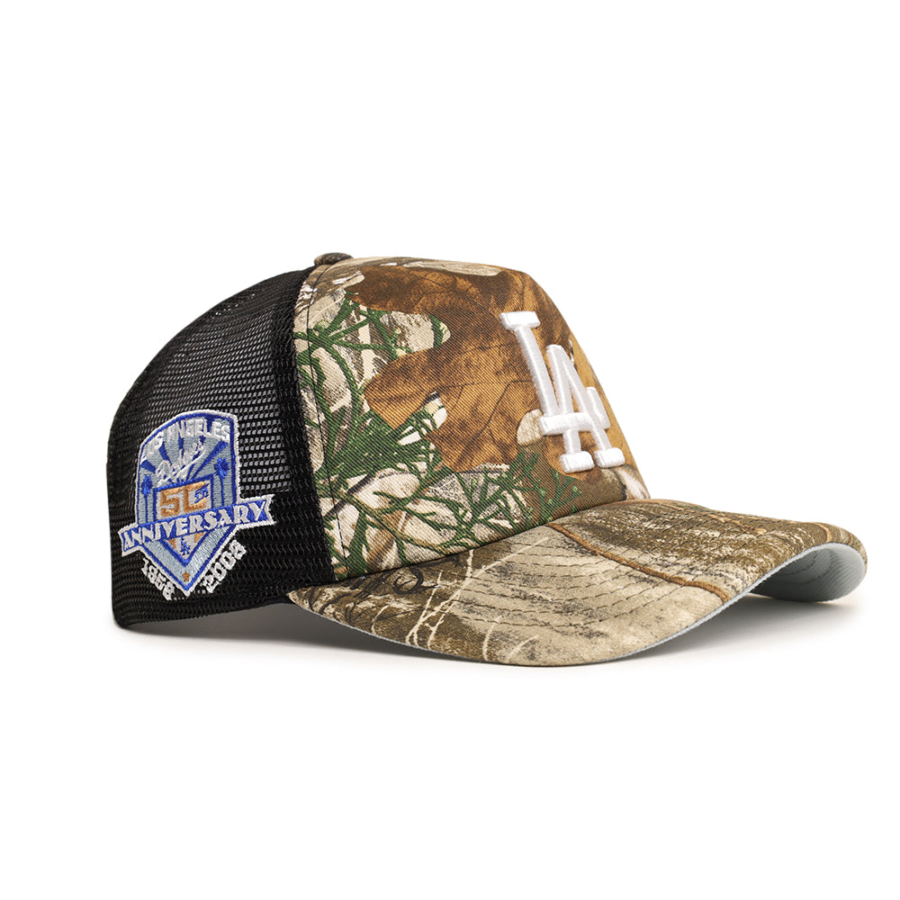 Los Angeles Dodgers Real Tree 50th Anniversary SP 9Forty A-Frame
