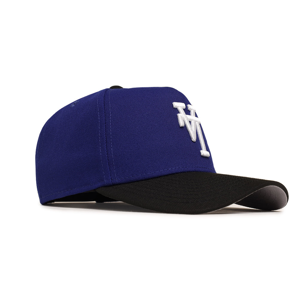 Los Angeles Dodgers Royal Blue Black Tone Upside Down Logo