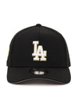 Los Angeles Dodgers Black On White 100th Anniversary SP 9Forty A-Frame Snapback