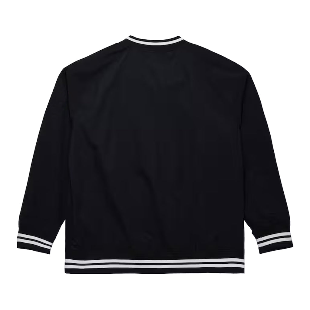 Mitchell & Ness Los Angeles Dodgers V-Neck Pullover Black Satin
