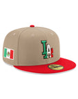 Los Angeles Dodgers X Mexico Camel Red 2 Tone 59Fifty Fitted