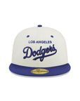 Los Angeles Dodgers Script Chrome Royal 2 Tone Alternate Logo SP 59Fifty Fitted