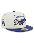 Los Angeles Dodgers Script Chrome Royal 2 Tone Alternate Logo SP 59Fifty Fitted