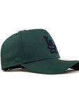 Los Angeles Dodgers Dark Green Navy 9Forty A-Frame Snapback