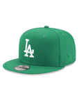 Los Angeles Dodgers Kelly Green On White 9Fifty Snapback