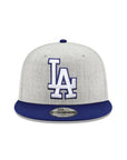 Los Angeles Dodgers 9Fifty Heather Grey Royal Logo Grand 2 Tone MLB Snapback