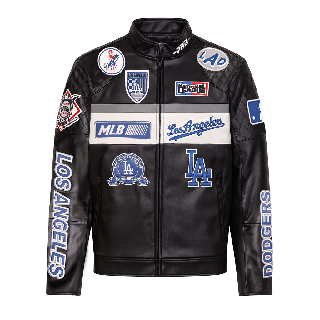 Dodgers レザージャケット Pro Standard Los Angeles Dodgers Moto Jacket – CROWN MINDED