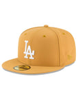 Los Angeles Dodgers Panama Tan On White 59Fifty Fitted