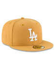 Los Angeles Dodgers Panama Tan On White 59Fifty Fitted