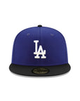 Los Angeles Dodgers Team Royal Black 2 Tone 100th Anniversary SP 59Fifty Fitted
